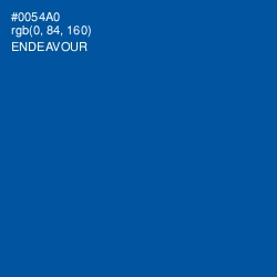 #0054A0 - Endeavour Color Image
