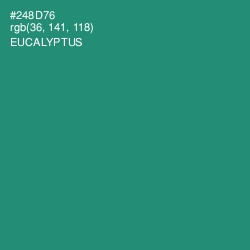 #248D76 - Eucalyptus Color Image
