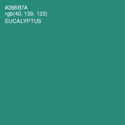 #288B7A - Eucalyptus Color Image