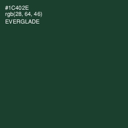 #1C402E - Everglade Color Image
