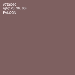 #7E6060 - Falcon Color Image