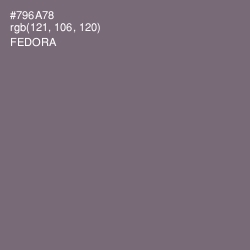 #796A78 - Fedora Color Image