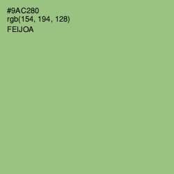 #9AC280 - Feijoa Color Image