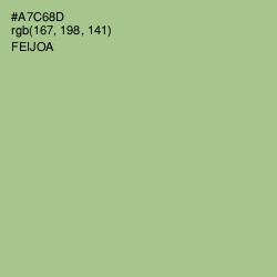 #A7C68D - Feijoa Color Image