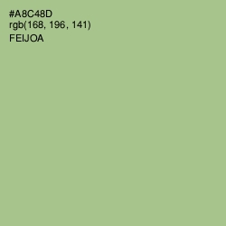 #A8C48D - Feijoa Color Image