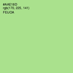 #AAE18D - Feijoa Color Image