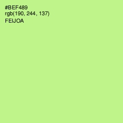 #BEF489 - Feijoa Color Image