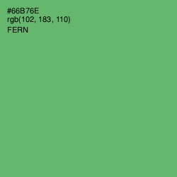 #66B76E - Fern Color Image