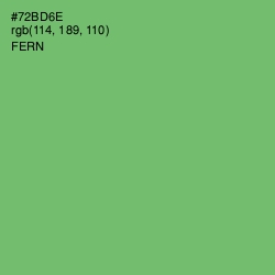 #72BD6E - Fern Color Image