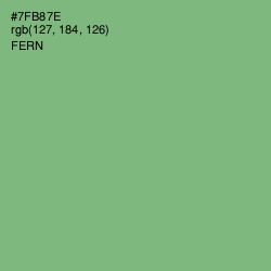 #7FB87E - Fern Color Image