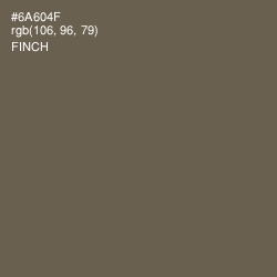 #6A604F - Finch Color Image