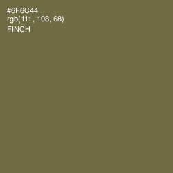 #6F6C44 - Finch Color Image