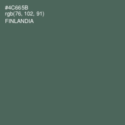#4C665B - Finlandia Color Image
