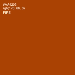 #AA4203 - Fire Color Image