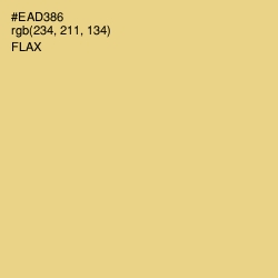 #EAD386 - Flax Color Image