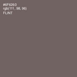 #6F6260 - Flint Color Image