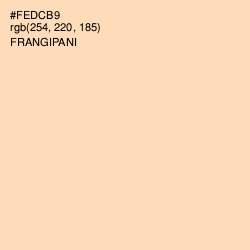 #FEDCB9 - Frangipani Color Image