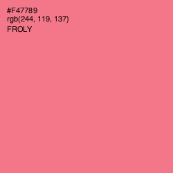 #F47789 - Froly Color Image
