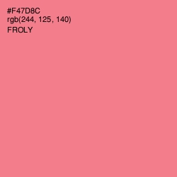 #F47D8C - Froly Color Image
