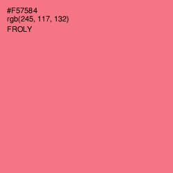 #F57584 - Froly Color Image