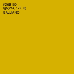 #D6B100 - Galliano Color Image