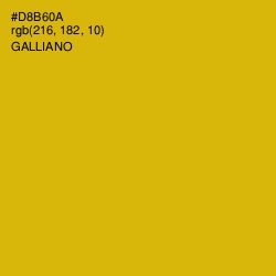 #D8B60A - Galliano Color Image