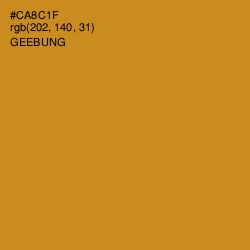 #CA8C1F - Geebung Color Image