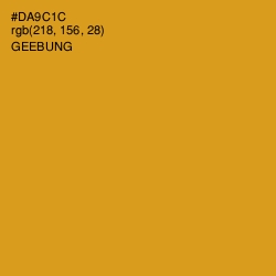 #DA9C1C - Geebung Color Image