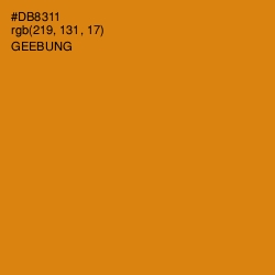 #DB8311 - Geebung Color Image