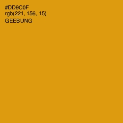 #DD9C0F - Geebung Color Image