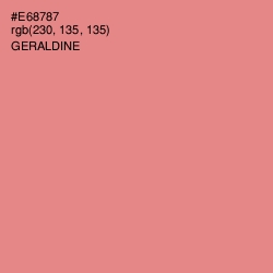 #E68787 - Geraldine Color Image
