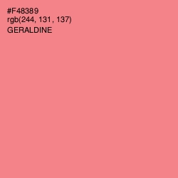 #F48389 - Geraldine Color Image