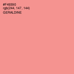 #F49390 - Geraldine Color Image