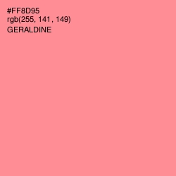 #FF8D95 - Geraldine Color Image