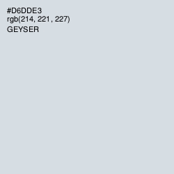 #D6DDE3 - Geyser Color Image