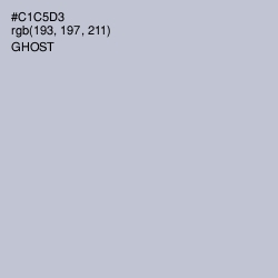 #C1C5D3 - Ghost Color Image