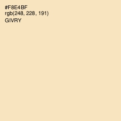 #F8E4BF - Givry Color Image