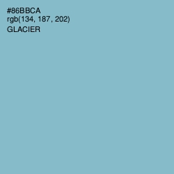 #86BBCA - Glacier Color Image