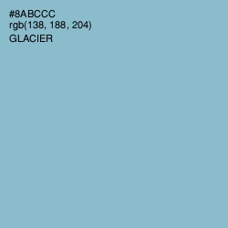 #8ABCCC - Glacier Color Image