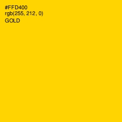 #FFD400 - Gold Color Image