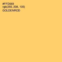 #FFD069 - Goldenrod Color Image