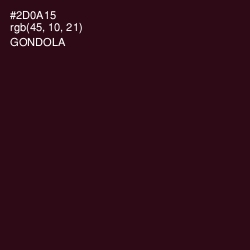 #2D0A15 - Gondola Color Image