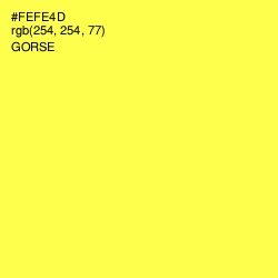 #FEFE4D - Gorse Color Image