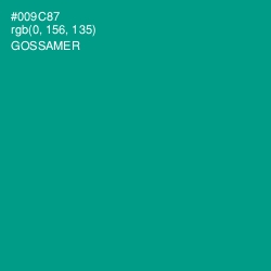 #009C87 - Gossamer Color Image