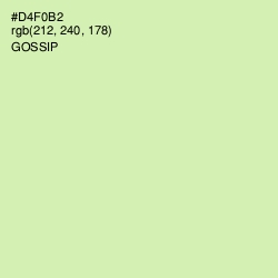 #D4F0B2 - Gossip Color Image