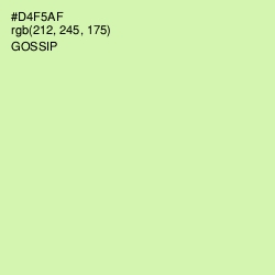 #D4F5AF - Gossip Color Image