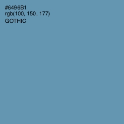 #6496B1 - Gothic Color Image