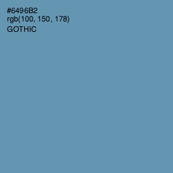 #6496B2 - Gothic Color Image
