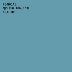 #649CAE - Gothic Color Image