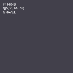 #41404B - Gravel Color Image
